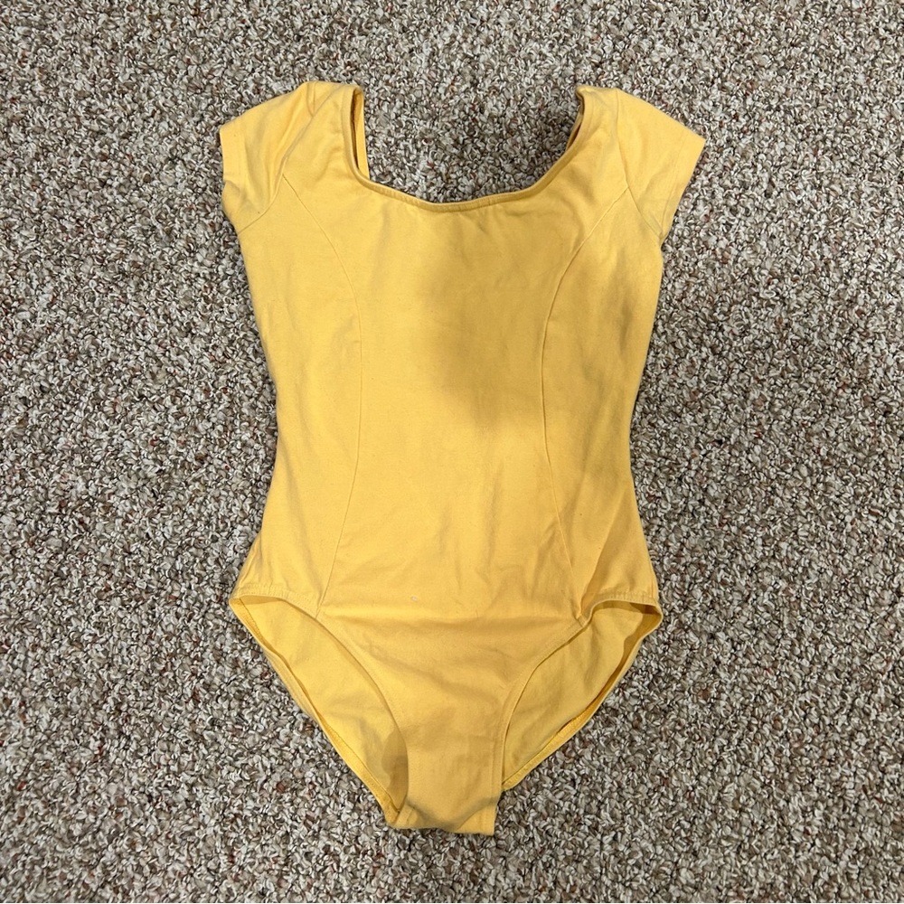 Mirella Yellow Leotard